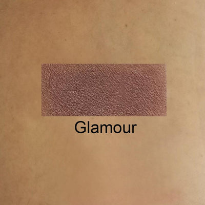 Glamour - Medium Rose Brown Eye Shadow with Silver Shimmer