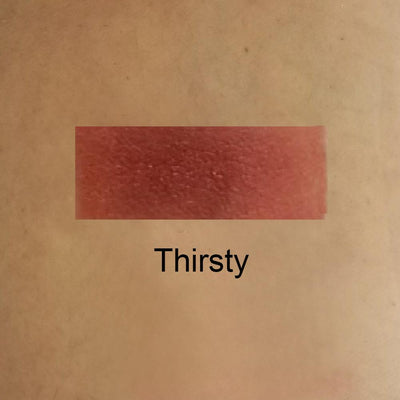 Thirsty - Deep Red-Orange Eye Shadow with Shimmer