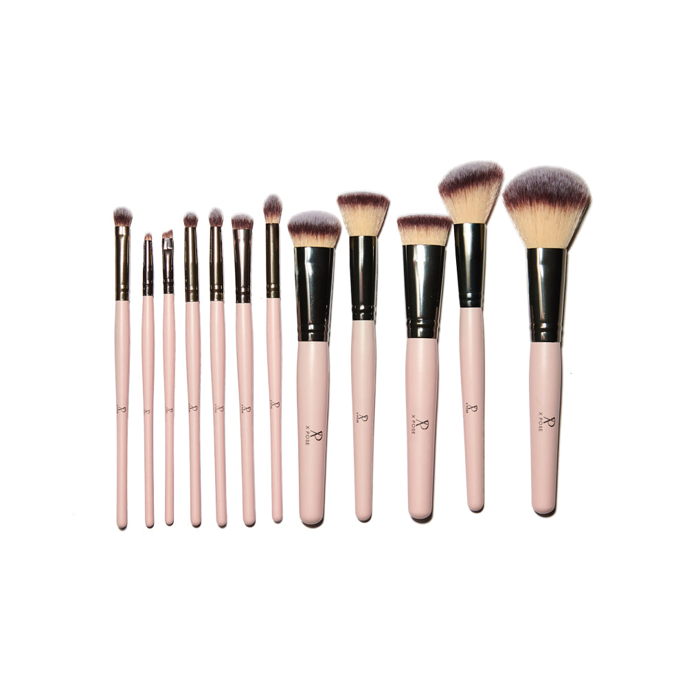 12 Piece Makeup Brush Set