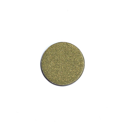 Glamping - Mossy Green Eye Shadow With a Golden Shimmer Shade