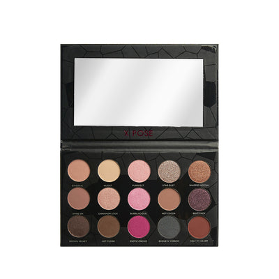 Eye Candy Palette - 15 Color, Exotic Pinks and Cocoa Eye Shadow Palette